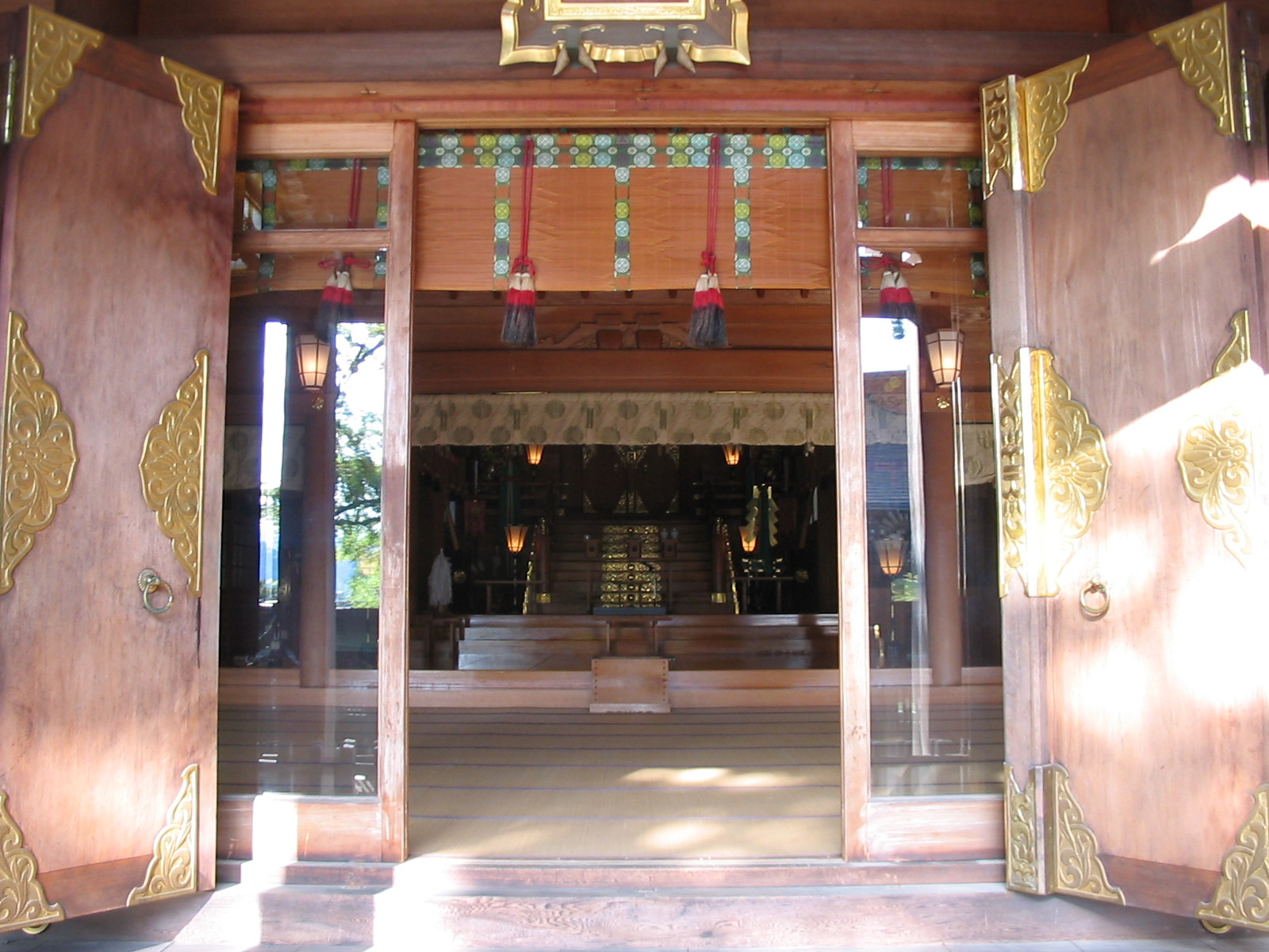 entrace to the shrine's main building